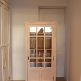 Art deco glass bookcase