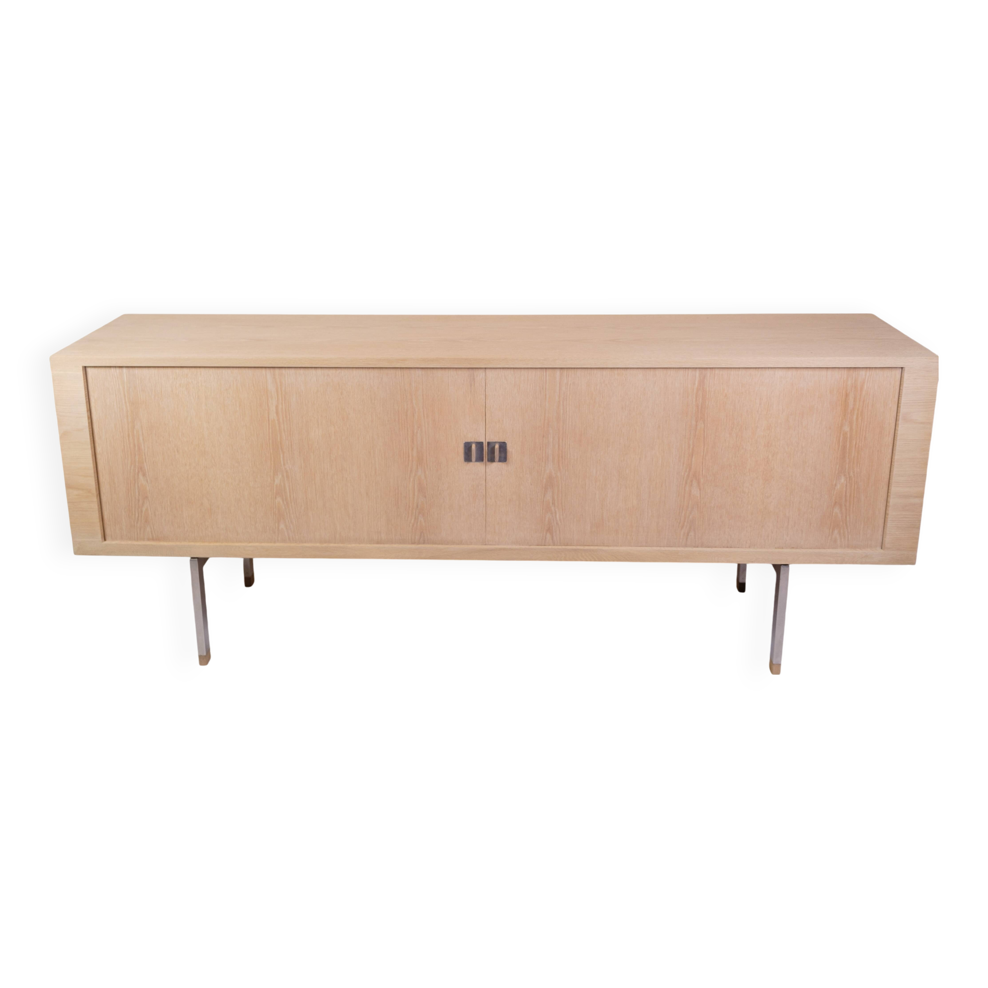 Buffet modèle RY-25 fabriqué en chêne par Hans J. Wegner pour RY Furniture des années 1960