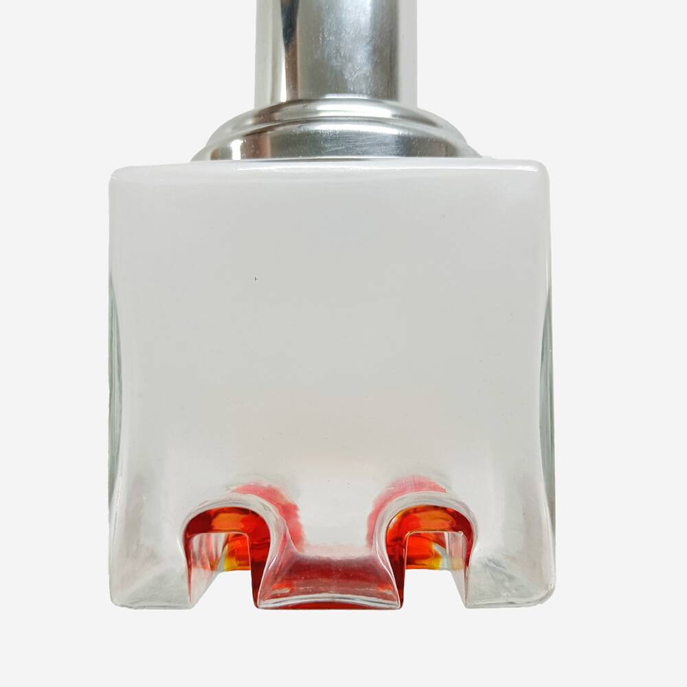Murano Glass Cube Pendant Lamp, Italy, 1970s