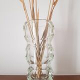 70s molded glass vase