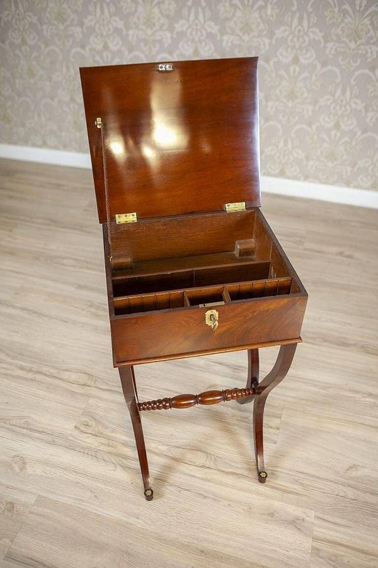 Antique Biedermeier Sewing Table, 1890s