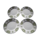 4 plates of earthenware of Sarreguemines