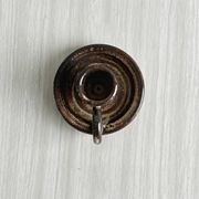 Rustic ceramic candlestick