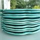 Lot de 11 assiettes à huitres de Gien