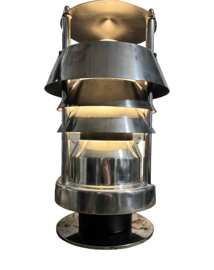 Industrial Chrome Lamp