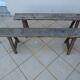 set of 2 farm benches