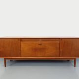 Vintage Scandinavian teak sideboard from the 60s by designer Edvard Valentinsen for Samcom