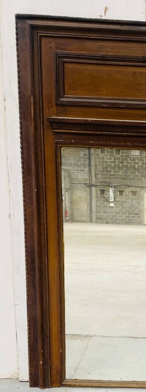 Louis XVI style trumeau in wood and patinated stucco 20th century