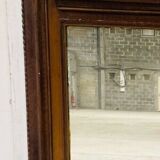 Louis XVI style trumeau in wood and patinated stucco 20th century