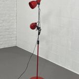 Chromed metal floor lamp from the 80s