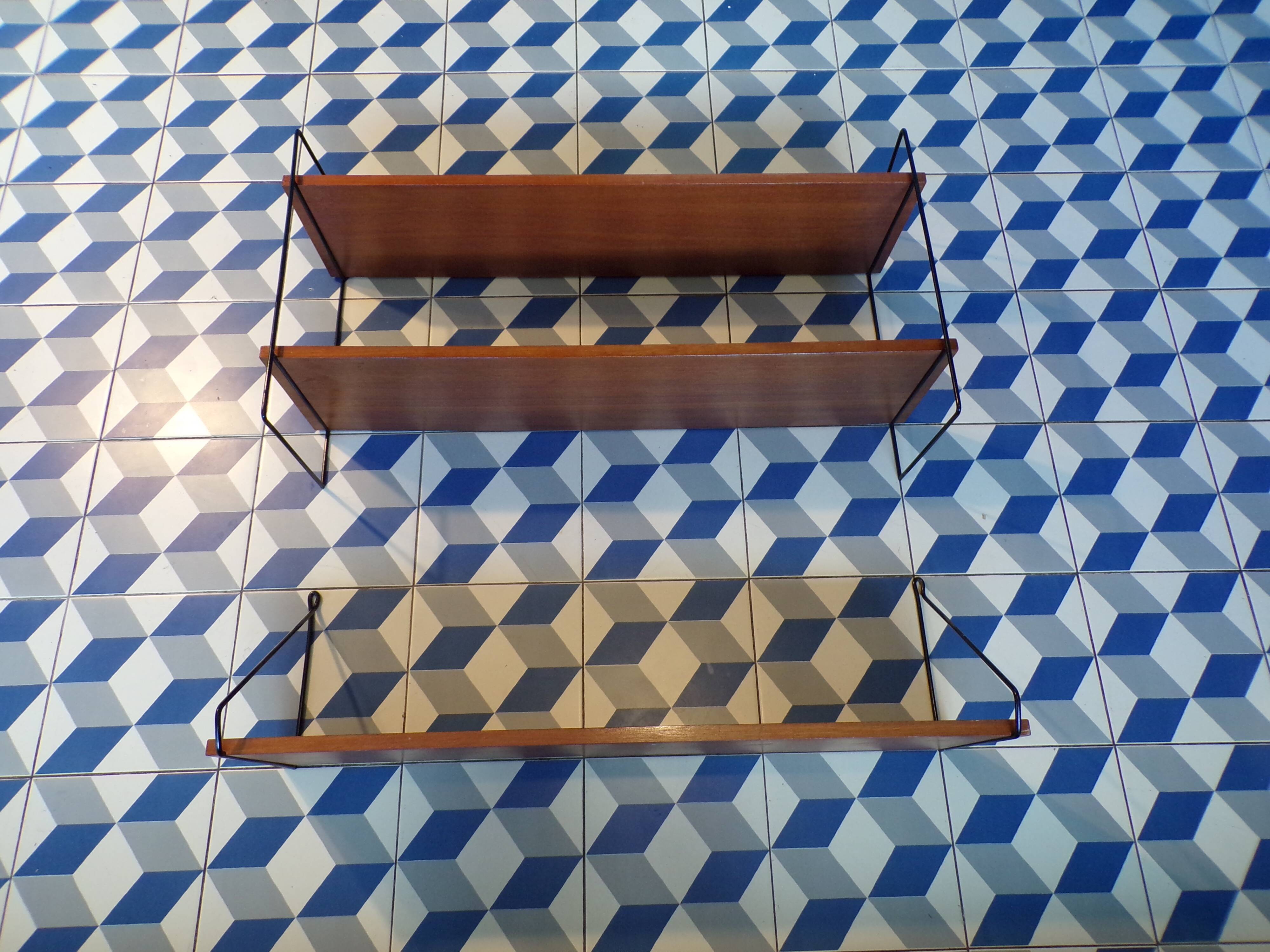 modular shelf 3 shelves 4 uprights