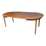 Vintage teak Scandinavian table from the 1960s by Johannes Andersen.