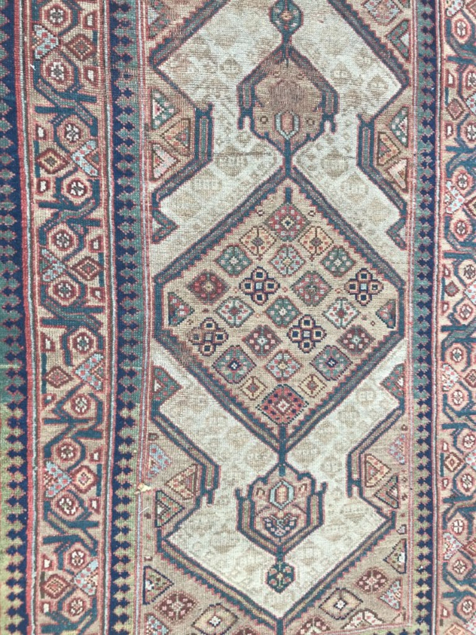 Former carpet Persian Sarab done hand 110 X 460 CM Hall