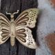 Vintage brass butterfly