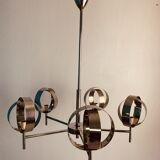 Chrome chandelier 5 spheres