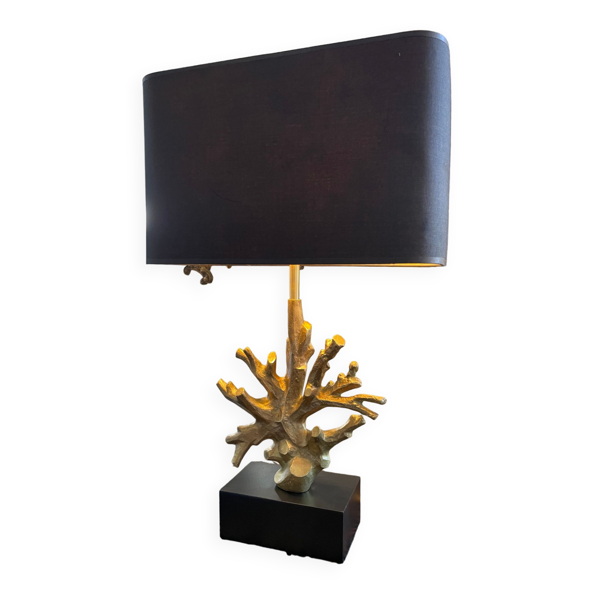 Maison Charles lamp signed model CORAIL bronze