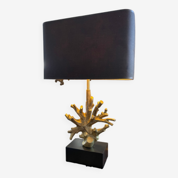 Maison Charles lamp signed model CORAIL bronze