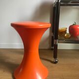 Vintage stool tam tam orange by Stamp