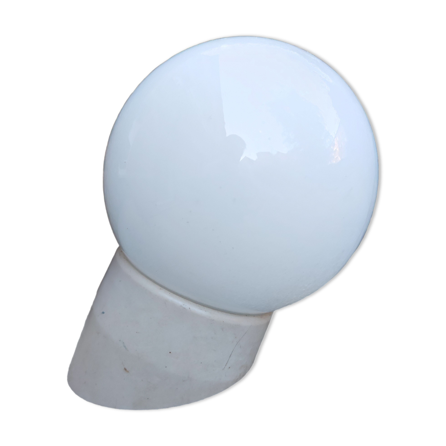 Lamp wall lamp opaline Bauhaus Leuna art deco style