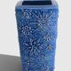 1960s Scheurich Kosmos Décor Sculptural Cobalt Blue Vase, West Germany
