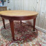 Oval Art Nouveau style dining table