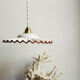 Ceiling lamp, light show shape in vintage ceramic