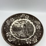 2 vintage Royal Tudor Staffordshire England hollow plates