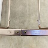 Kaymet dessert trolley in smoked glass and anodised aluminium, 1980s.