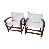 Pair of safari chairs