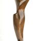 Pair of Large Vintage Teak Sculptures, 1950s