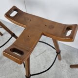 Mid century brutalist bar stools, 1960s