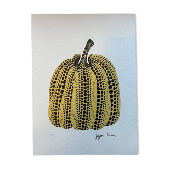 Lithographie "Pumpkin" de Yayoi Kusama