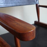 Fauteuil en palissandre par M. Hayat & Bros., Pakistan, années 1970