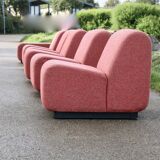 "Tappo" modular sofa by John Mascheroni, produced by Vectra Contract, circa 1975.