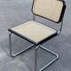 Cesca chair b32 model in blak and wood by Marcel Breuer