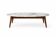Vintage Scandinavian coffee table in marble