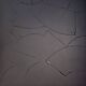 Monochrome black minimalist abstract painting