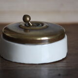 Porcelain brass switch