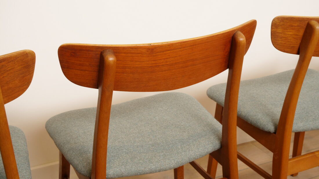 6 x dining chair | Farstrup | Model 210 | Reupholstered