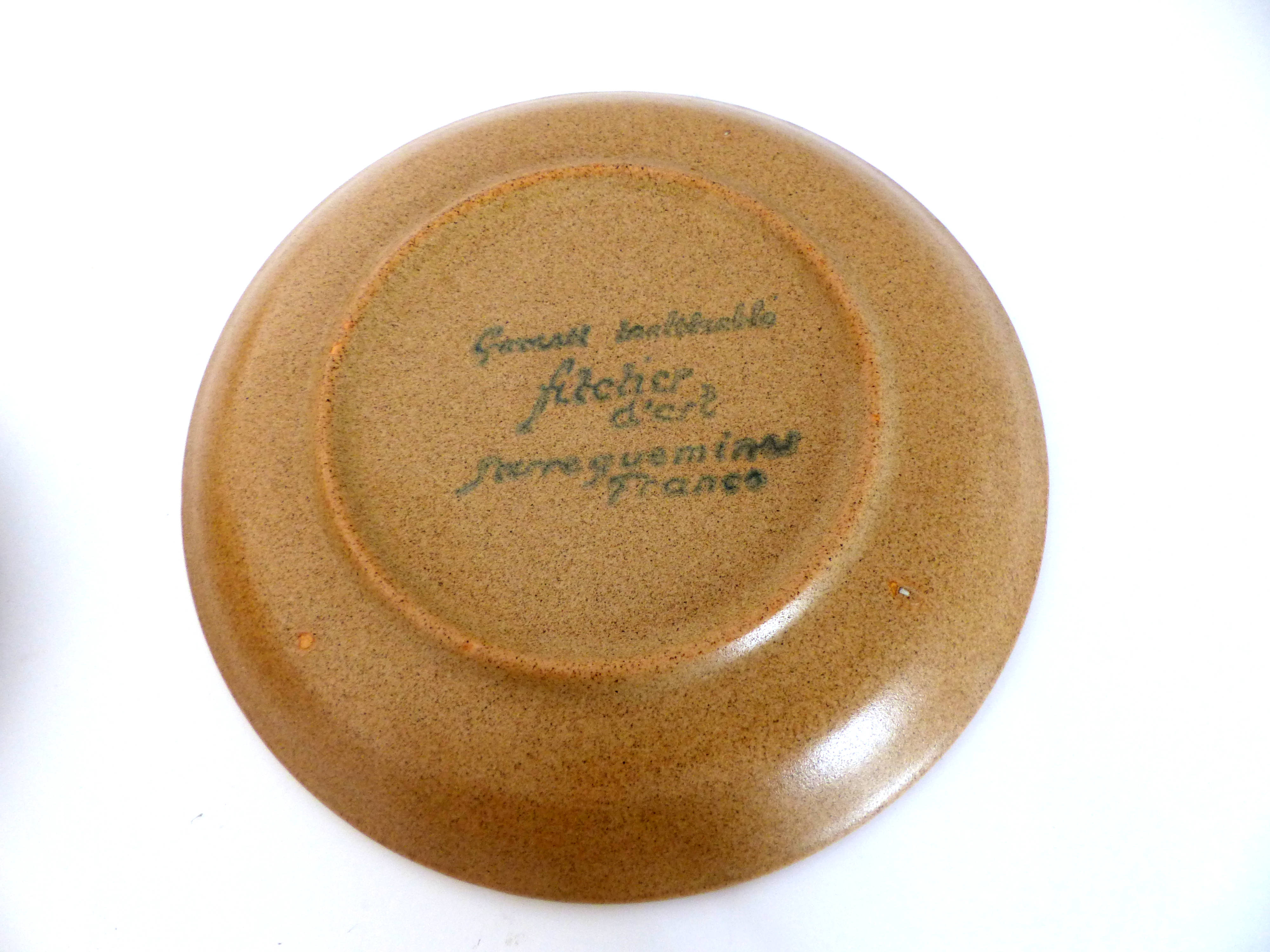 Sarreguemines sandstone coffee service