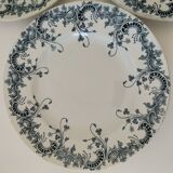 6 assiettes terre de fer Saint-Amand Hamage – décor Byzantin