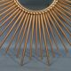Miroir soleil Chaty à Vallauris métal doré 70 cm SB