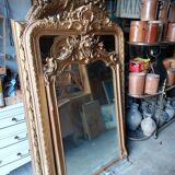 Louis XV mirror in gilded wood 19th century -1m63