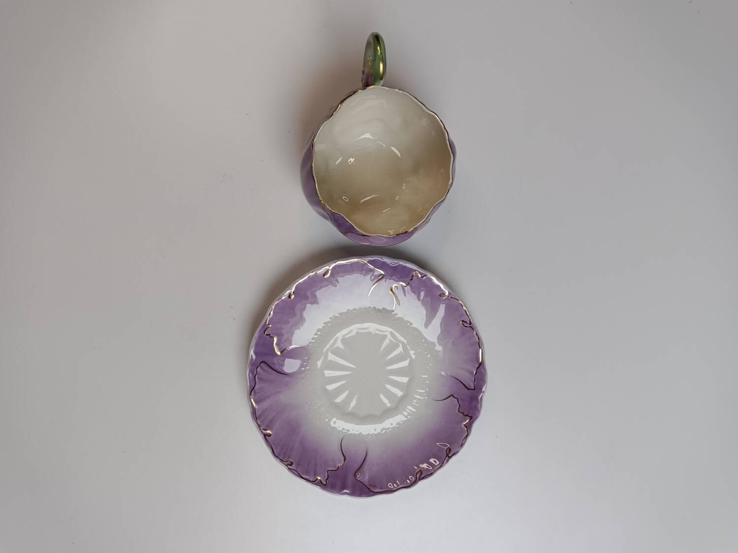 KG Lunéville flower cup and saucer