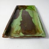 ceramic tray mixed earth marble
