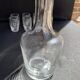 Liquor cabaret - Art Deco - Blown and cut crystal, mahogany or ebony macassar and stainless steel