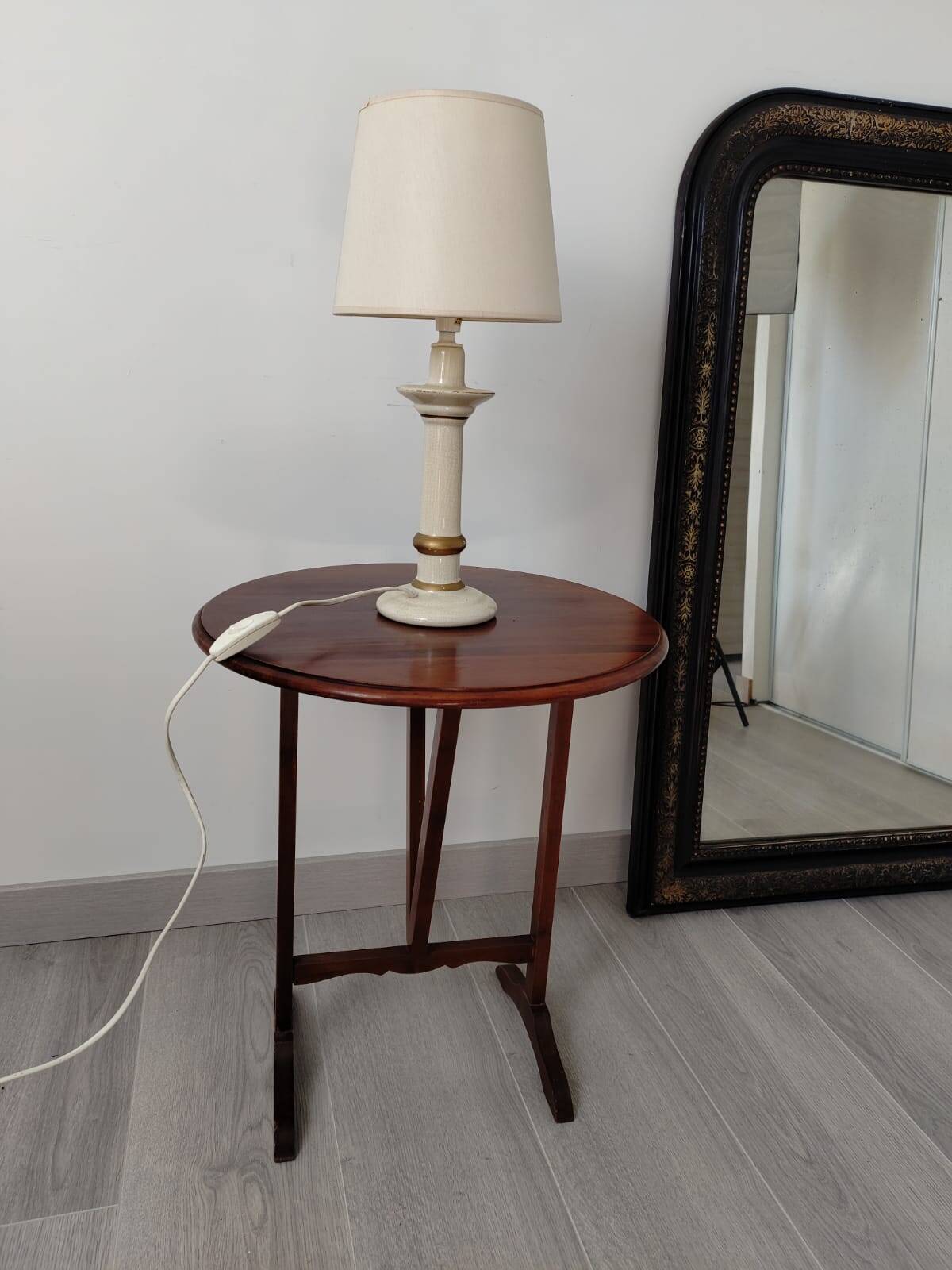 Lampe de salon en céramique craquelée