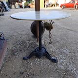 Table in mabre cast iron foot