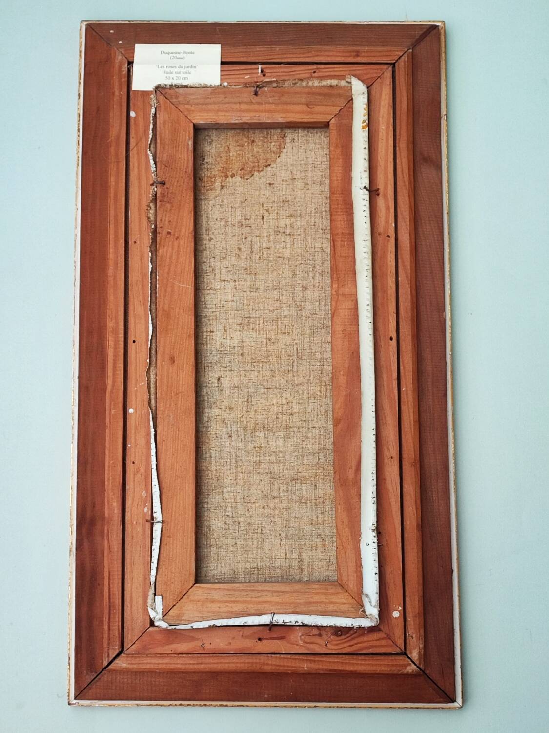 Paire de peintures à l'huile "Roses"