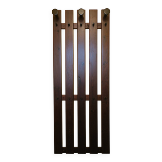 Mid century wall mounted coat and hat rack, 1960s
